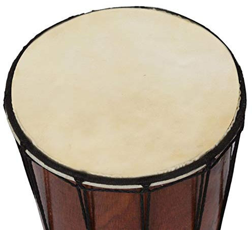 Ziegenleder Trommelfell, 2 Stück Professionelle Schafsfell Trommelfell Ziegenfell Trommelfell Ersatz afrikanische Trommel deckt Trommelfell Bongo Drum Heads Ziegenfell Bongofell für Trommel Tamburin