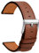 TStrap Leder Uhrenarmband 19mm - Weich Braun Quick Release Uhrenarmbänder Ersatz Schnellverschluss - Sport Uhrenarmband für Herren Damen - Smartwatches Armband Haspe Schließe - 18mm 20mm 21mm 22mm