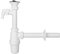 Siphon Flaschensiphon Röhrensiphon Waschtisch Geräteanschluss Ø 32-40 mm Ø 32 mm mit Ablaufventil + Geräteanschluss