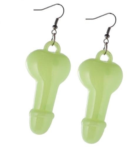 3x Naughty Ohrringe Leuchtende Der Dunklen Party Ohrringe