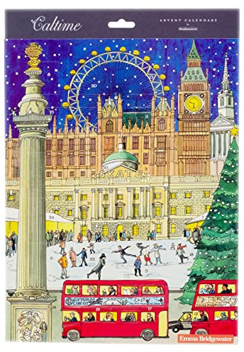 Christmas Advent Calendar Ice Skating At Somerset House | London Advent Calendar Traditional Advent Calendar | Picture Advent Calendar Paper Advent Calendar