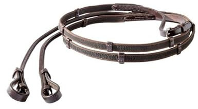 Gummierte Zügel rundgenäht-16mm-5St.