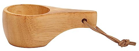 Holztasse, Finnische Tasse, Mini-Tasse, Finnland-Kaffeetasse, mit Becher, Praktisch für Kreative Espressotassen aus Gummiholz