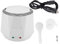 Olla Arrocera Eléctrica Pequeña, Olla Arrocera para Coche, 24V 140W 1.6 L Cocedor de Arroz Portátil Eléctrico y Vaporera de Alimentos, 18×18.1×15.6cm, con Cuchara, para Hogar y Camiones(Blanco)