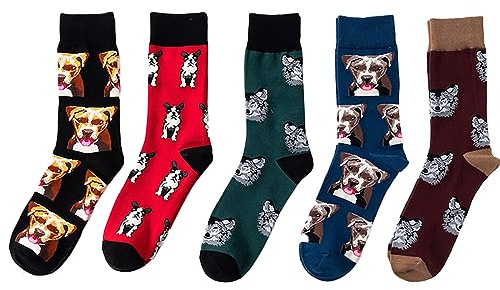 Herren Neuheit Socken mit Berühmten Person Patternt 5 Paar 39-44