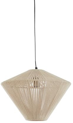 Light & Living Hängeleuchte Felida - Creme - Ø42cm - Rund - Textilien - Hängelampe & Pendellampe - Lampe Wohnzimmer & Schlafzimmer - Pendelleuchte Esstisch