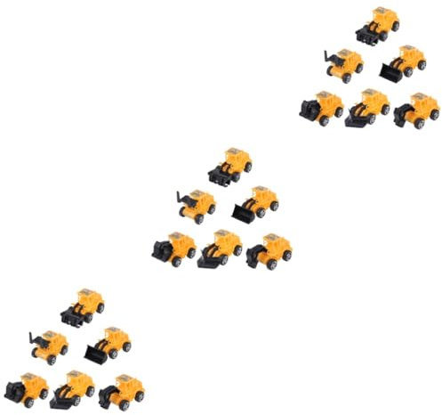ifundom 18 STK müllwagen Spielzeug für Jungen LKW-Modellbausatz Auto Mülleimer Spielzeuge Autos Spielzeug Mini-Baufahrzeuge Spielzeug für Baufahrzeuge technisches Fahrzeug Bulldozer Kind
