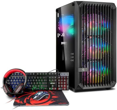 Memory PC Gaming PC Desktop - Core i5 13400F 2,5 GHz, RTX 4060, 1TB NVME SSD, 16GB DDR4 RAM 3200, AC1300 WLAN, Win 11 Pro 64-Bit, Zubehör Bundle