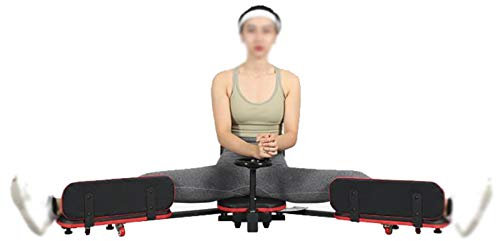 MOooy Bein-Split-Stretcher, Gymnastikgerät, tragbar, Flexibilität, Verlängerungsausrüstung für Ballett, Yoga, Tanz, Kampfsport, Heim-Fitnessstudio mit Doppel-Balance-Rad-Design