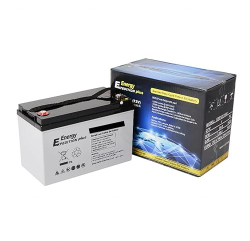 12V 160AH Expedition Plus Lead Carbon Gel Ultra Deep Cycle Battery. 12V Battery For Solar System, Caravan, Boat, & Motorhome. Carbon Gel Leisure Battery, 5 Year Warranty - (EXP12-160C)