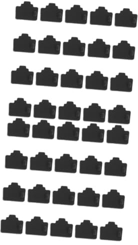 Housoutil 40 STK RJ45 Staubstecker Nabenschnittstellenkappen Ethernet-Hub-Port-Stopper Router-Port-Staubabdeckungen Abdeckungen für Netzwerkschnittstellen aus Silikon Kabel