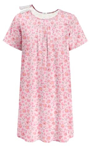Deyeek Women's Adaptive Open Back Night Gowns Assisted Dressing Hospital