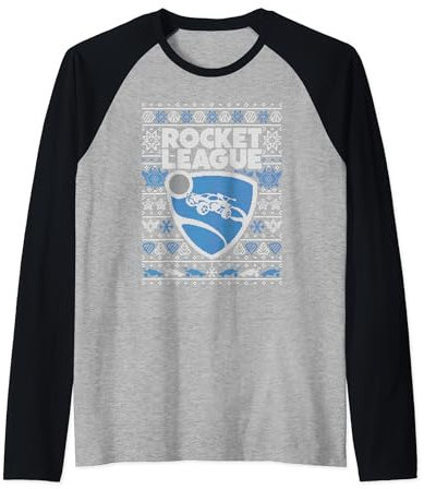 Rocket League Weihnachtstrick Raglan