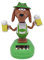 Figurine de chien dansant à énergie solaire pour tableau de bord de voiture et décoration d'intérieur