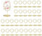 JRYGAC 30 Stück Gold Tischkartenhalter, Fotohalter Kartenständer, Menükartenhalter, Fotohalter mit Klammern, Memohalter, Tischkarten Halterung, für Partys, Hochzeiten, Bankette (Runden)