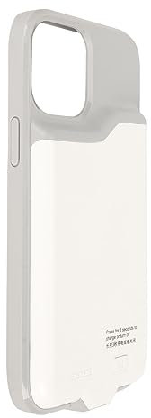Qukaim CaseforI Phone12 Pro Max 6,7 pollici batteria 5500 m Ah Custodia di ricarica batteria esterna per iPhone 12 Pro Max, bianco