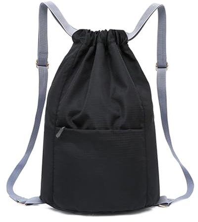 LIbgiubhy Turnrucksack mit Kordelzug, Sporttasche für Schwimmen, Damen, Herren, Workout-Tasche, Rucksack, Kordelzug-Rückensäcke für Fußball, Strandausrüstung