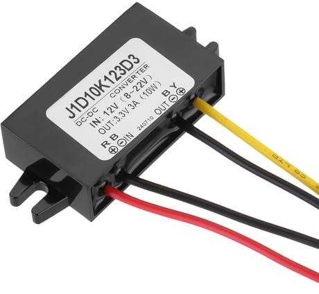 QUARKZMAN Convertitore di Alimentazione DC 12V/24V a DC 9V 5A 45W Riduttore di Tensione IP67 Trasformatore Impermeabile Modulo di Alimentazione Adattatore di Alimentazione