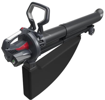 MOUNTFIELD soffiatore e aspiratore a batteria MVS 20 Li, motore 600W, 45L, velocità aria 55 m/s, 2 batterie 20V 4Ah e caricabatteria inclusi