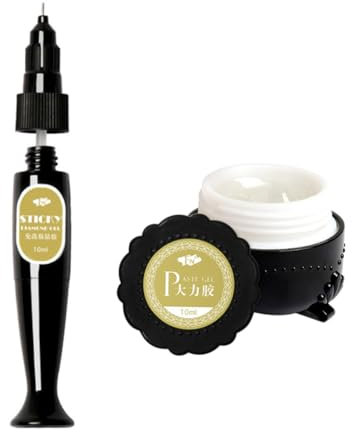 PACKOVE Nail Glue for Art Glue and Paste Gel for Nail Drill Suitable for Gel Polish