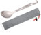 Outil de salle à manger facilement portable 3 en 1 cuillère, fourchette, décapsuleur, idéal pour les voyageurs et les campeurs (polonais)