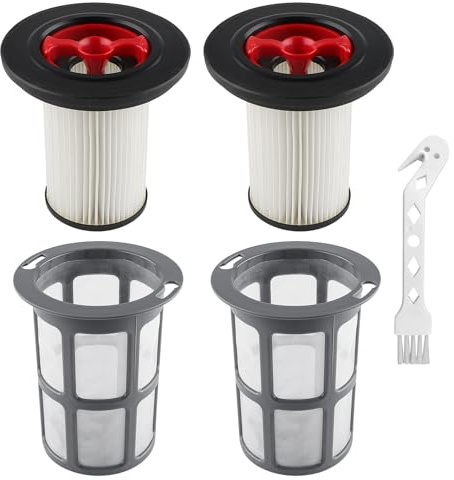2 Set Ersatzfilter und Filter kompatibel mit Bosch Unlimited Gen2 Serie 8 | DXLing Staubsauger HEPA Filter und Staubsauger Filter Fusselschutz für Bosch 12036642,12023349 mit Reinigungsbürste Filter
