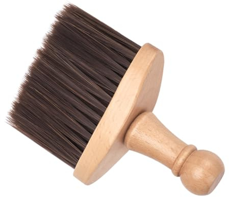 Homoyoyo Holzhaarbürste mit Naturborsten für Bart und Kopfhaut Sanfte Reinigungsbürste für Männerpflege und Unterwegs