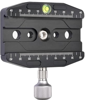 Fabater 90mm Universal Quick Release Clamp for Arca Swiss Clamp Style Tripod Ballhead Universal Quick-Change Seat, Monopod Head, Tripod Release Plate