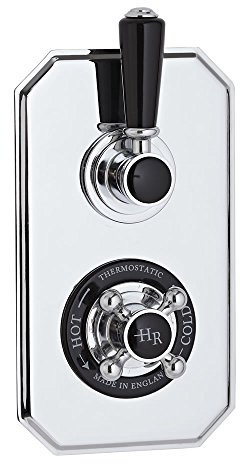 Old London A3057E Edwardian Traditional Bathroom Shower Triple Thermostatic Shower Valve, Chrome