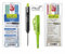 Pica-Dry Longlife Automatic Pen inkl. Ersatz- u. Spezialminen Basis-Set