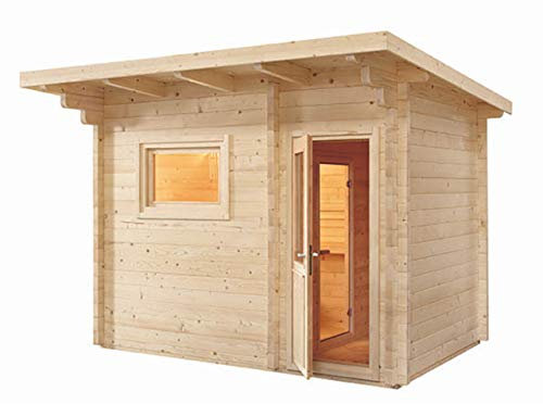 Sentiotec Gartensauna Lava 341x230x270 cm