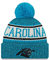 New Era ONF18 Sport Knit Bommelmütze Carolina Panthers Blau, Size:ONE Size