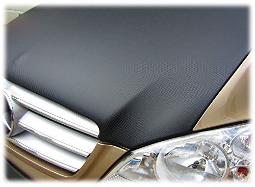 AB3-00371 CARBON OPTIK Vollbra Bonnet BRA für die ganze Motorhaube kompatibel mit Mercedes-Benz MB V-Klasse Vito Viano W447 ab 2014 Haubenbra Steinschlagschutz Tuning