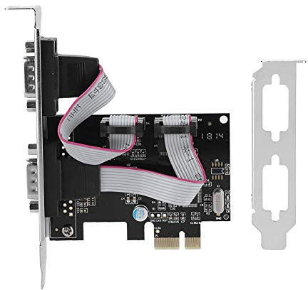CI-E auf RS232 Adapterkarte, 2 Ports, PCI Express, Adapterkarte für 2000 / XP/Server 2003 / XP 64-bit/Vista / 7/8 / Linux/Zwei