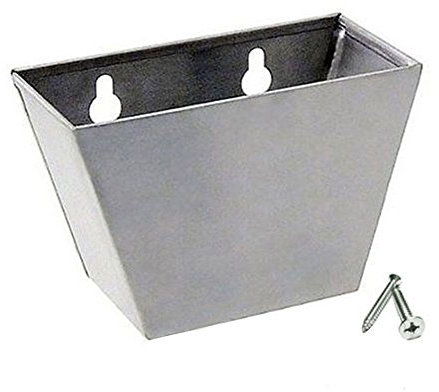 Stainless Steel Wall Mounted Bottle Cap Catcher - Holder for Beer & Wine Caps, Fits Home Bar Use