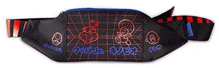 Super Mario Bros. Neon Characters Print Hüfttasche