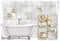 Medianlux Fliesen-Aufkleber SPA Wellness Sand Muscheln Strand Seestern Bad WC Deko Digitaldruck Sticker, 20x25cm fp5p296h-98880