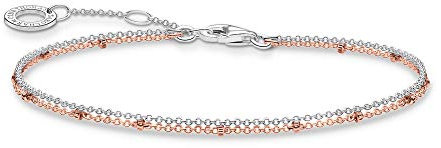 Thomas Sabo Armband doppel roségold vergoldetes Silber A1997-415-40-L19V