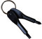 Outdoor Portable Multi-Functional Screwdriver Keychain Portable Flathead and Phillips Key Screwdriver Tool Set with Key Ring EDC Pocket Screwdriver Nut Driver Repair Hand Tool Set (Black)