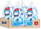 Deox - Ammorbidente Lavatrice, 160 Lavaggi, Capi Morbidi e Profumati, con Tecnologia Antiodore, Fragranza Soffio di Freschezza, 2000ml x 4 Confezioni
