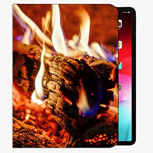 Caso per iPad (modello da 9,7 pollici, 2018/2017, 6 ° / 5 ° generazione), carboni da legna da firewood 2220 Custodia sottile per iPad 9.7 pollici