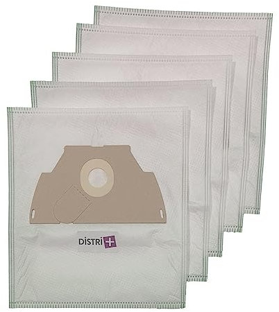 Distri+ - Sac aspirateur compatible ELECTROLUX MONDO, CONTOUR, E46, E49 - TORNADO ELYPS, GLOBE TROTTER... - La pochette de 5 sacs