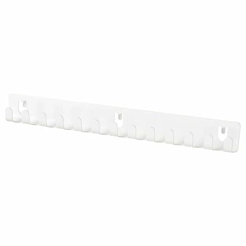 Generic Skadis Hakenleiste mit 5 Haken, 28 cm, Metall oder Kunststoff, Wandmontage, Lässig, für Kleiderständer, Schuhaufbewahrungen, Holz