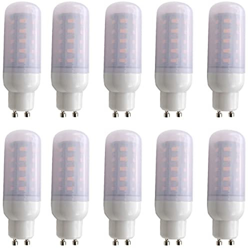 Aoxdi 10 Stück GU10 LED Lampen 6W, Warmweiß, 36 SMD 5730 LED Glühbirne GU10 Energiesparlampe, AC220-240V