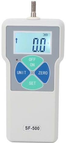 Estink Digitales Kraftmessgerät, SF-500 Push-Pull-Messgerät, Druck- und Zugmessgerät, Unterstützt DREI Verschiedene Anzeigeeinheiten Lb, Kg, N(Europäische Vorschriften)