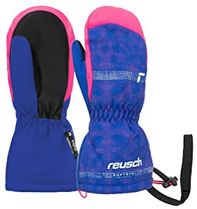 Reusch Ski-Fäustlinge für Babys & Kinder | warm & wasserdicht | Softshell | atmungsaktiv, mit langer Stulpe, Winterhandschuhe für Ski, Freizeit & Schnee, 1-6 Jahre, Maxi R-TEX XT Mitten