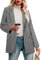 CRAZY GRID Damen Casual Blazer Langarm Arbeit Büro Anzug Jacken Revers Open Front Blazer, Schwarzer Hahnentritt, Medium