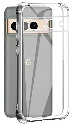 Cover Compatibile per Google Pixel 7 pro, Morbido Silicone ed Antiurto Protettivo Bumper TPU Gel Smartphone Custodia Case - Trasparente