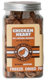 Freeze Dried Treats for Dogs | Various Flavours | Kiwi Walker - Grab some treats for your furry friend today! (Large, Chicken Heart)