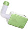Secadora Portátil para Ropa y Zapatos - Mini Secadora de Viaje para Casa, Negocios, Edredones - Verde Matcha (Enchufe Redondo)